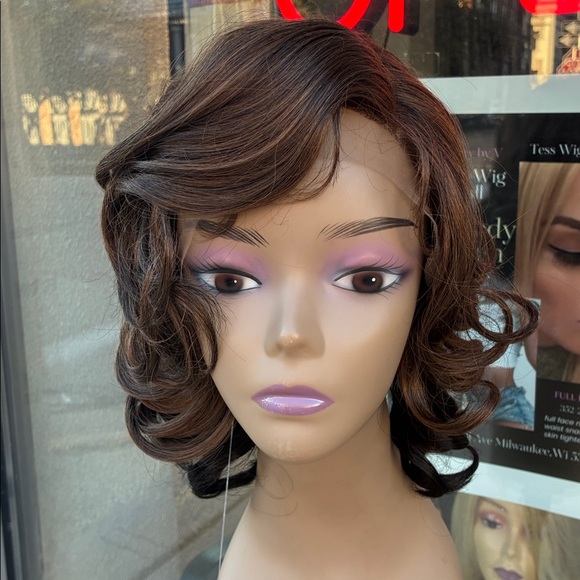 Brown Curly Wig